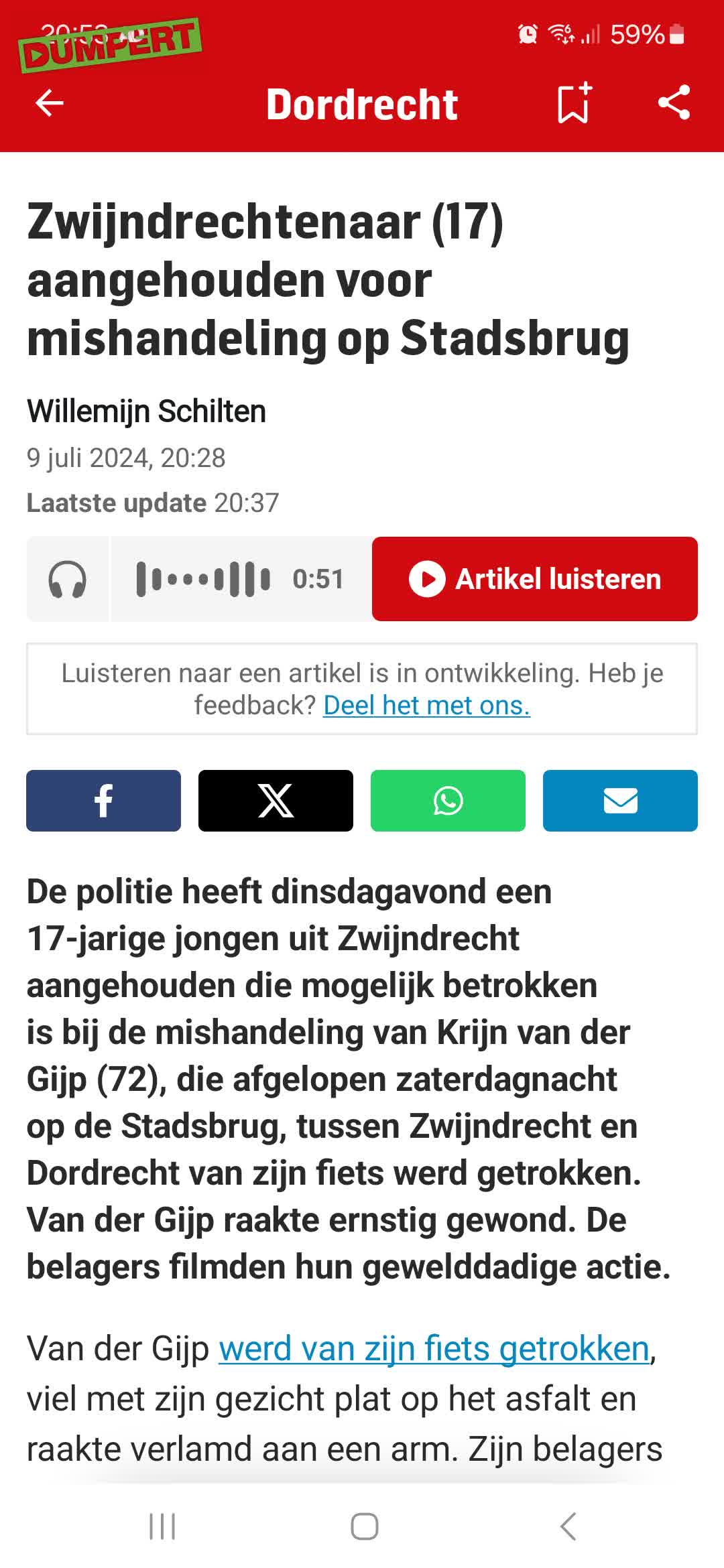 Dat is één, nu de rest nog