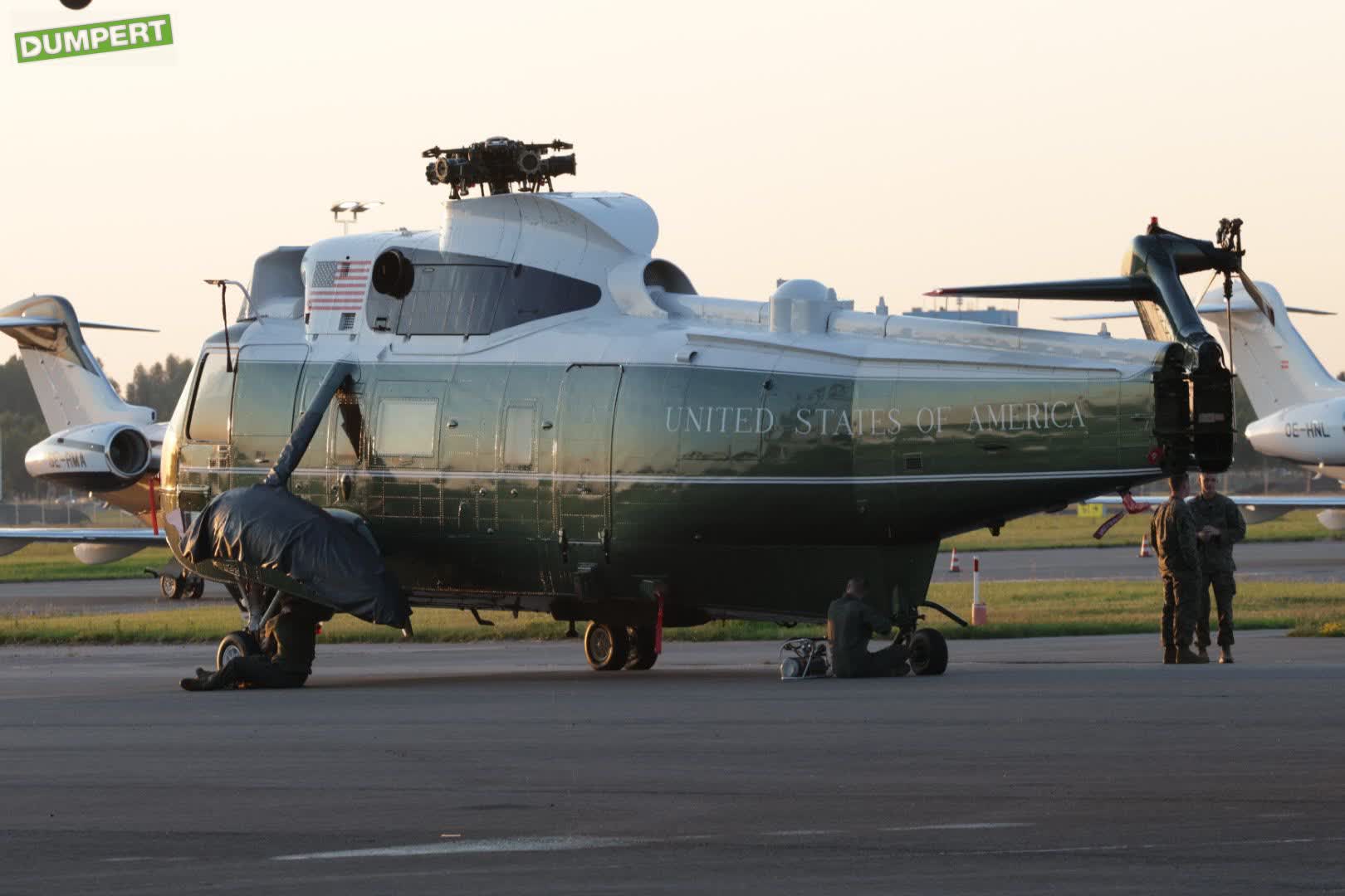 Eesrte C17 brengt VH-3 in voorbereiding voor NAVO top