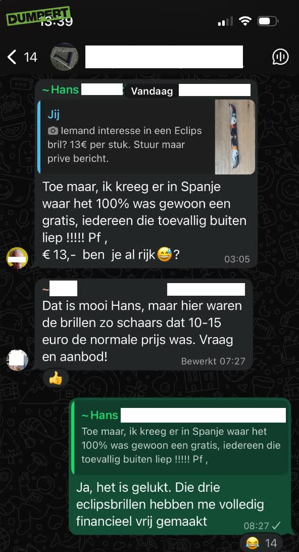 Financieel vrij dankzij eclipsbrillen