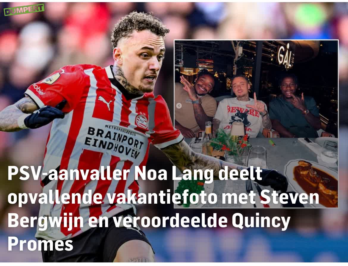 Bergwijn en Lang samen op vakantie met.. 
