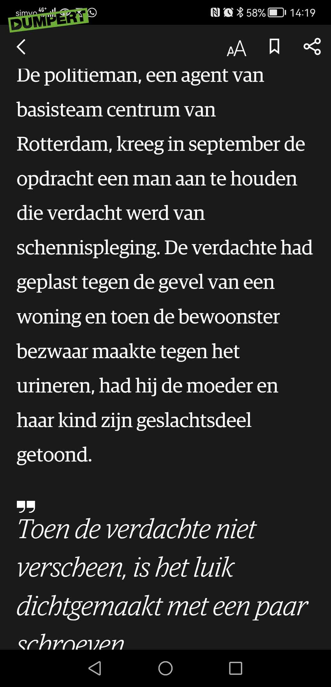 Schennispleger opgesloten in kruipruimte