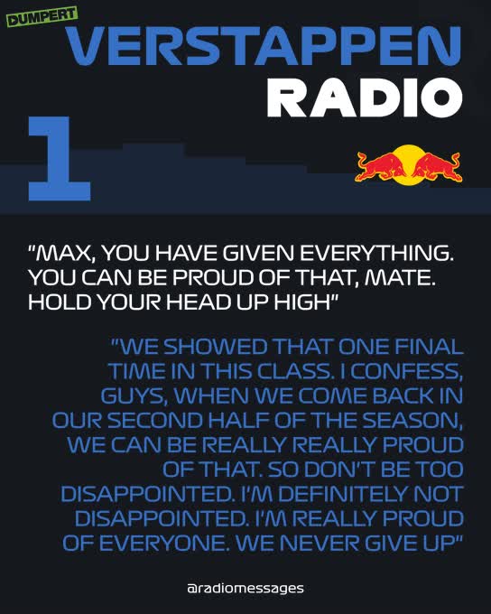 GP displaying a few emotions there 