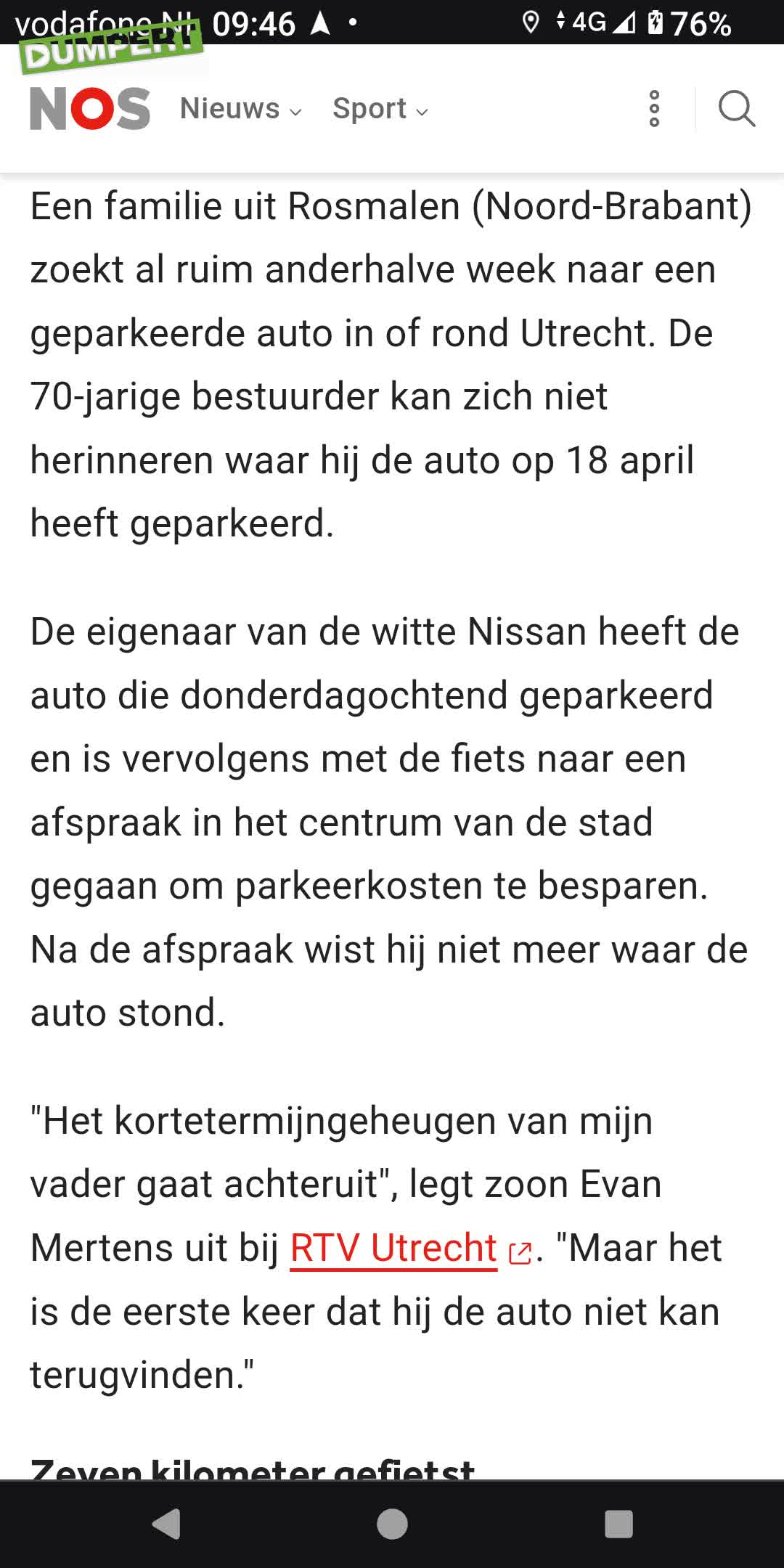Doe ff helpen zoeken Utrecht! Nissan S367VK