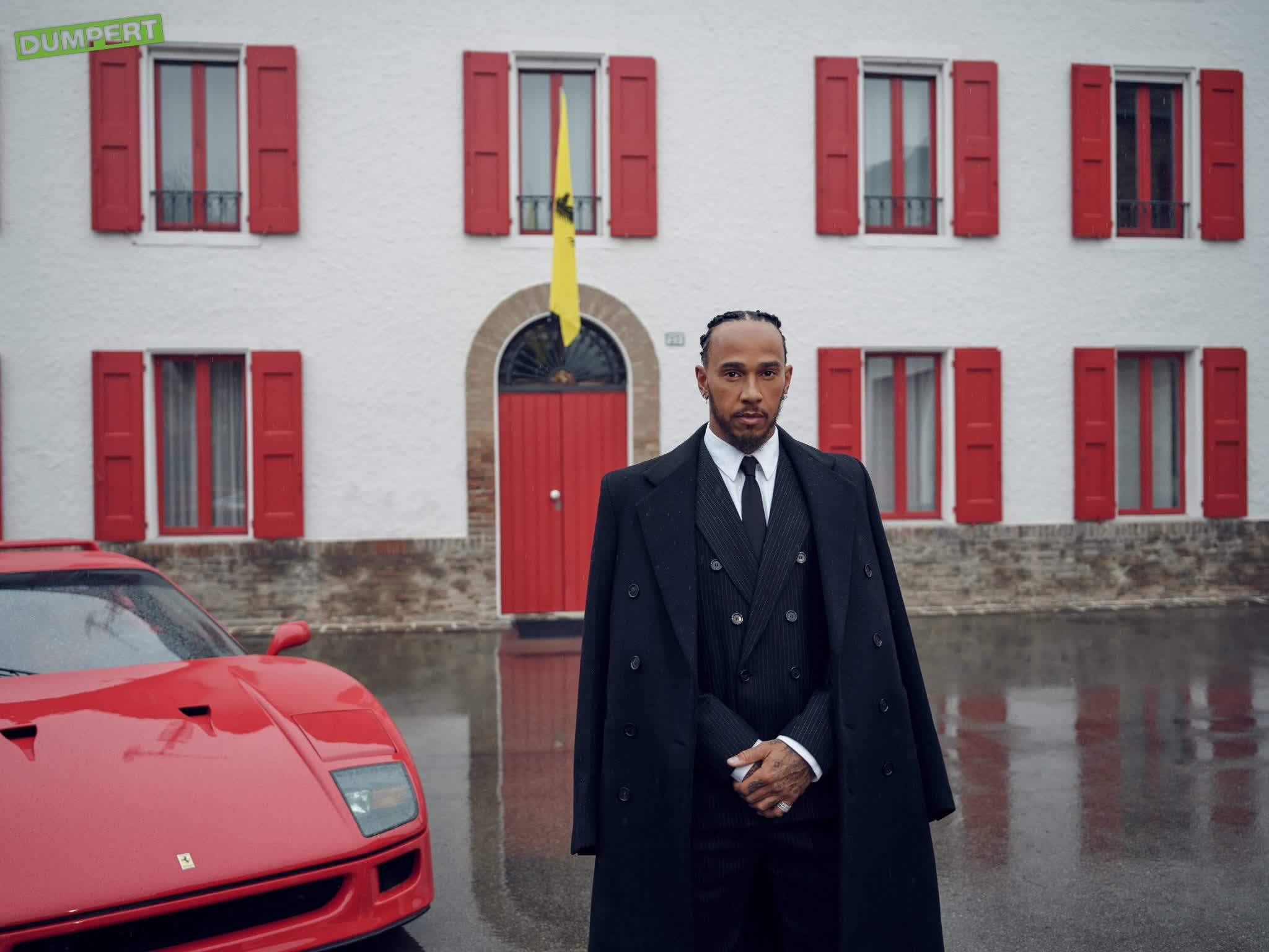 Don Lewis op zijn eerste dag bij Ferrari