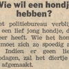 Artikel in de DeWinterswijkseCourant van 1962