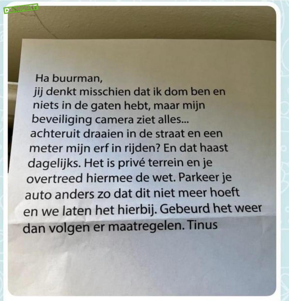 Tinus Tussengas is boos