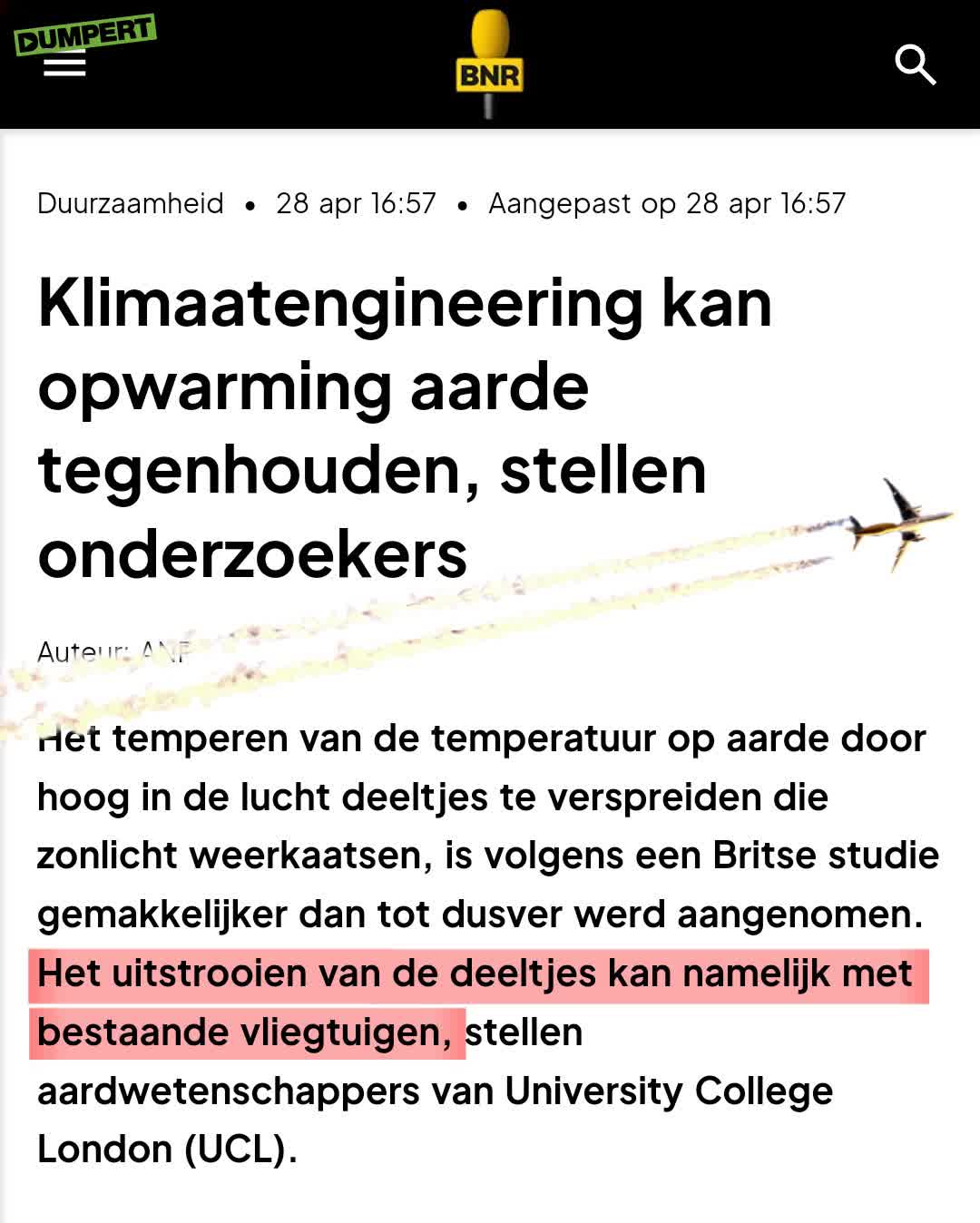 Krijgen de wappies toch gelijk?