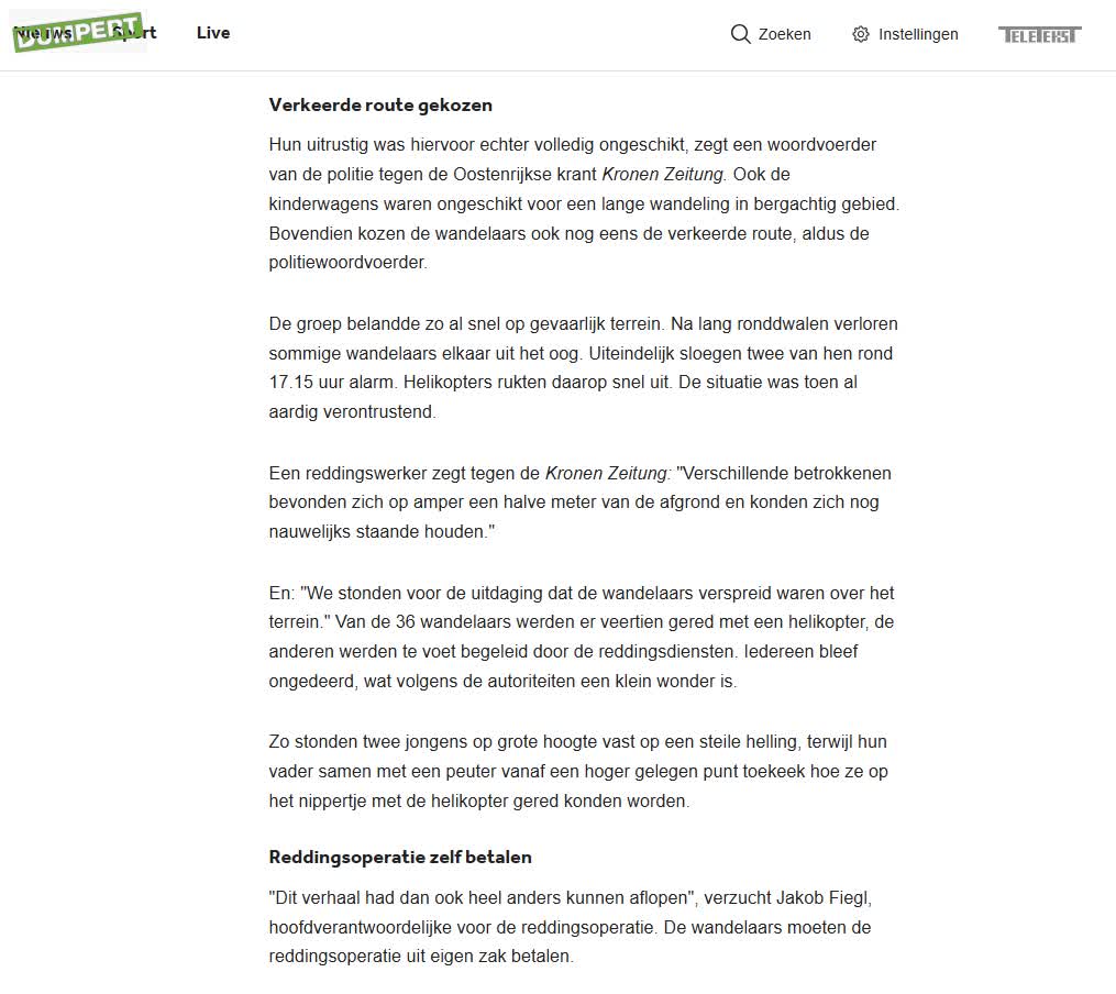 Je zal er maar hiken met je kinderwagen