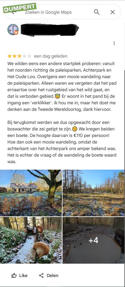 Mooie wandeling gemaakt
