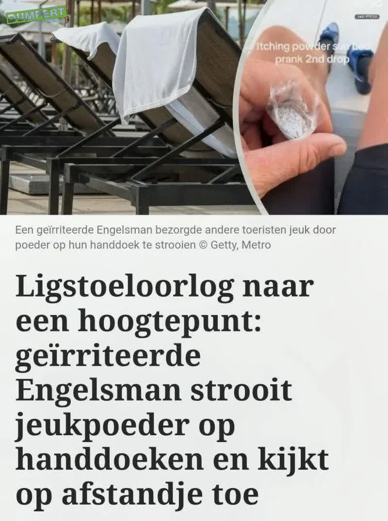 Brit is helemaal klaar met handdoekenleggers Majorca