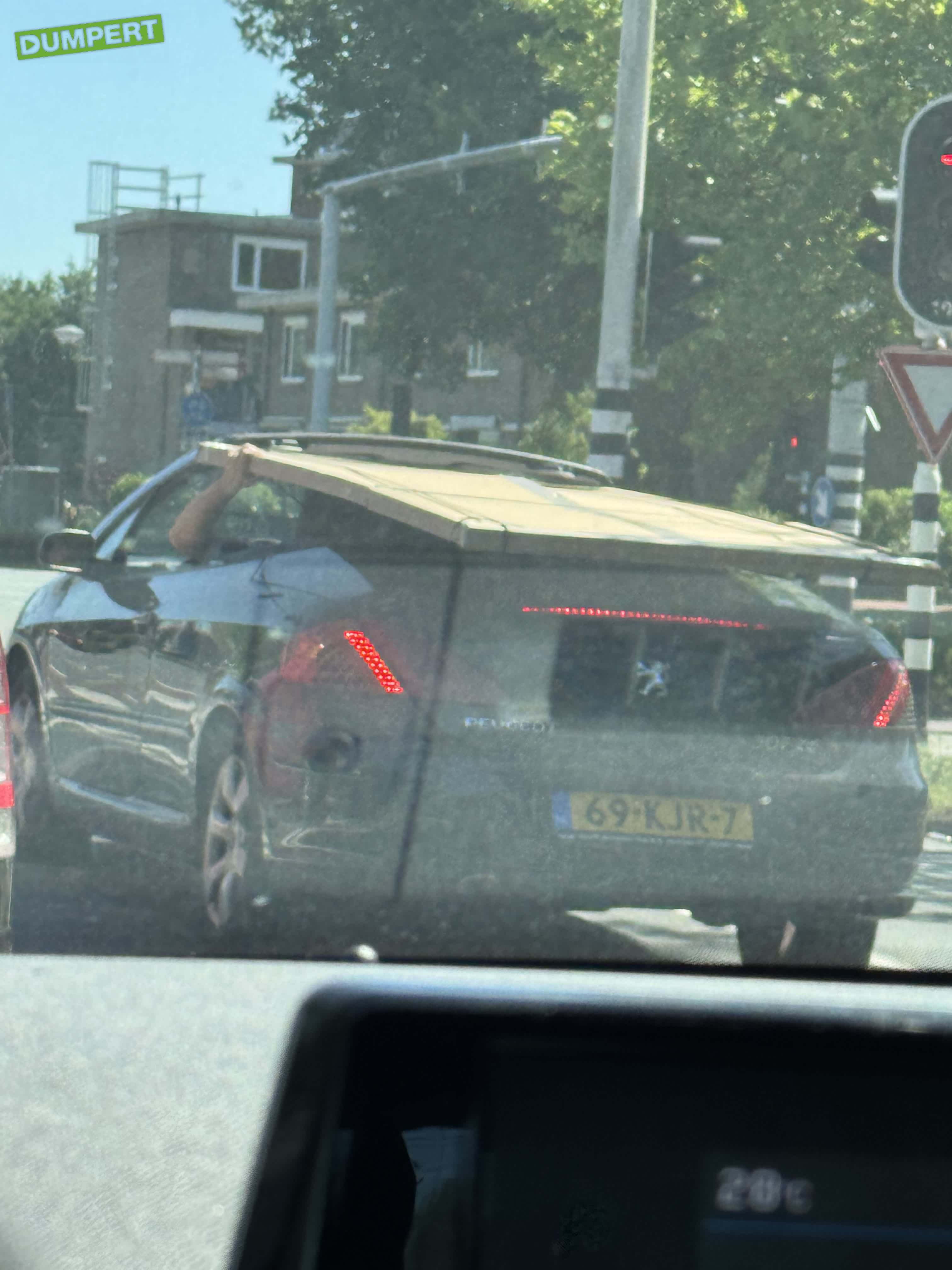 Handig zo’n open dakkie