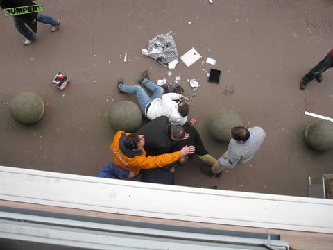 Overval op juwelier Nieuwkoop going wrong