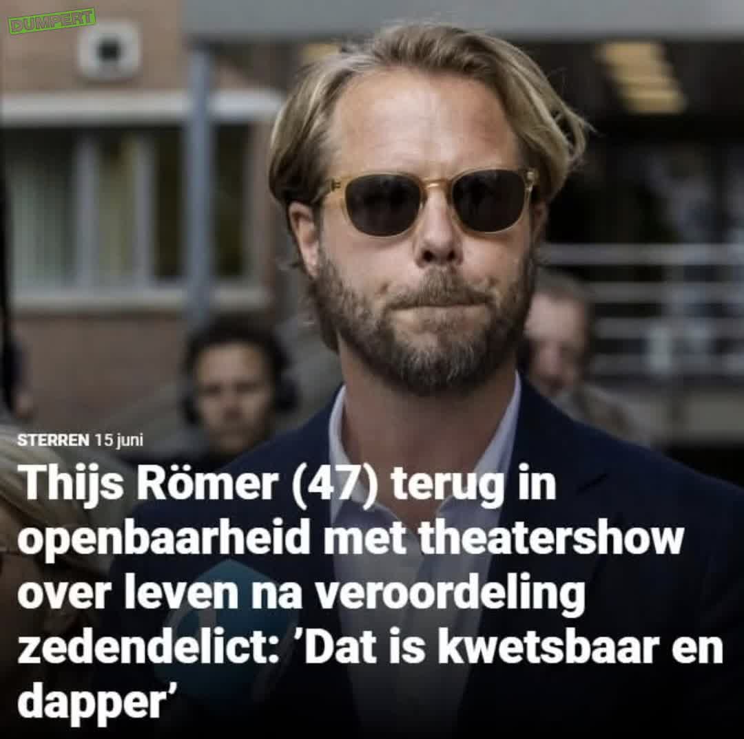 Misbruikmeisje Thijs Römer snapt niks van theatertour