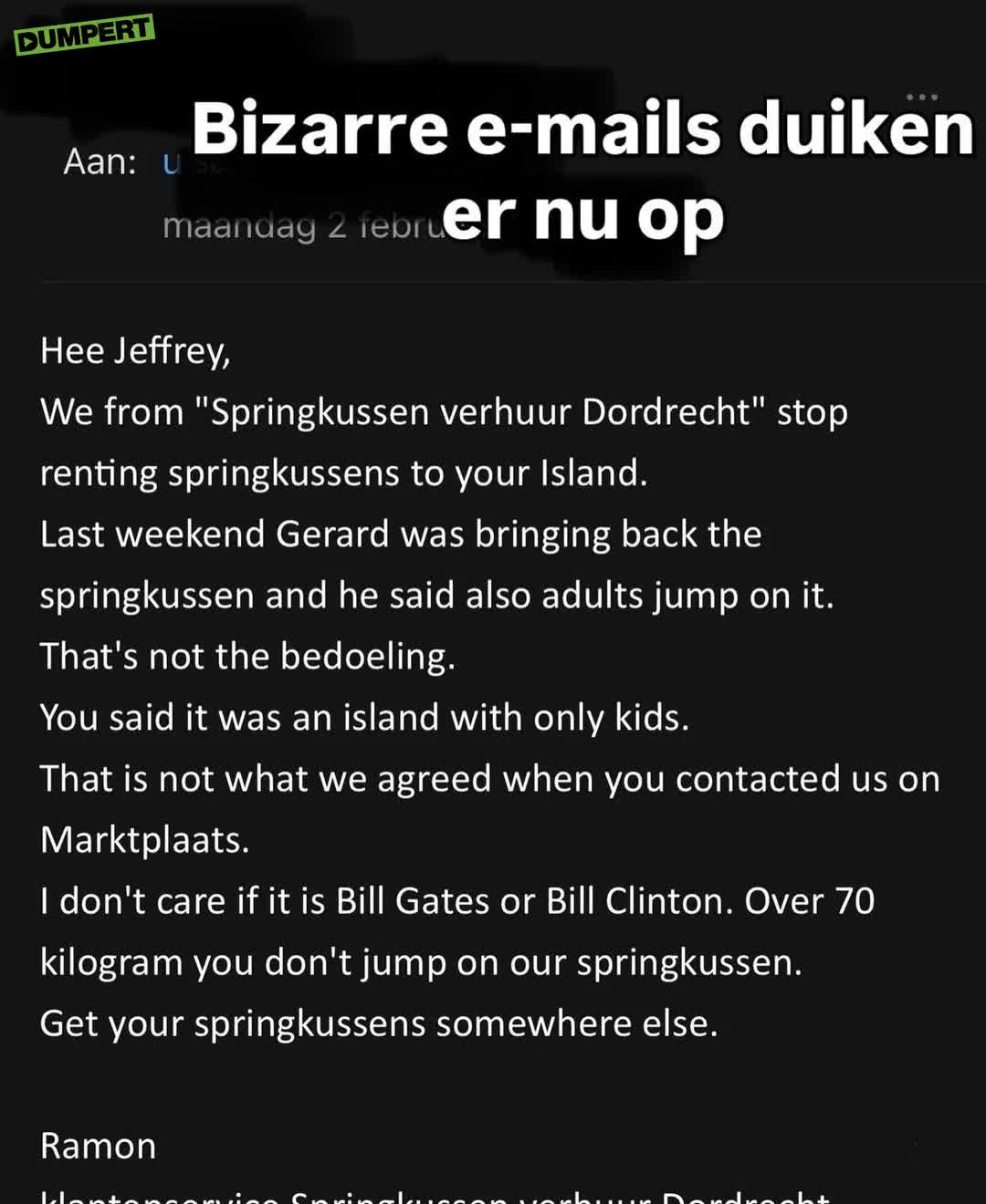 Steeds gekker met die Epstein-files