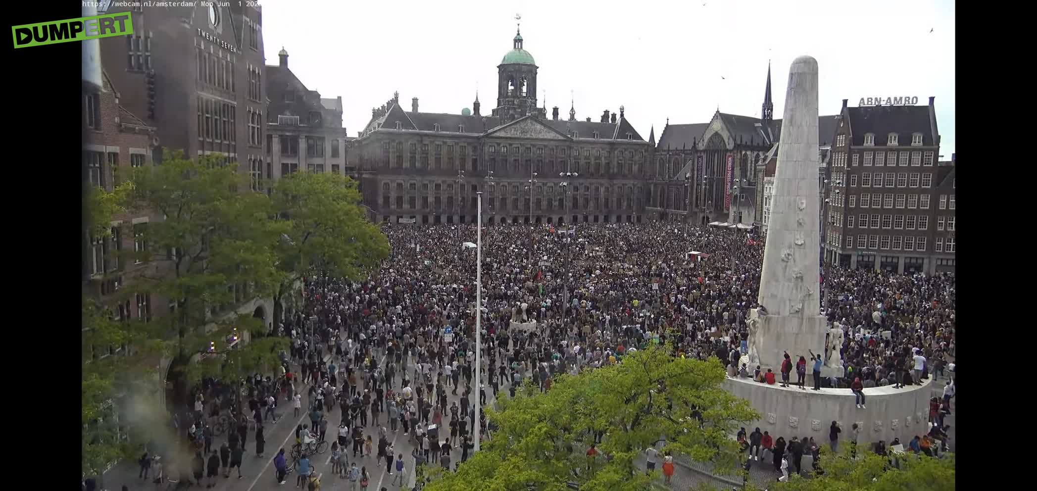 Demonstreren op de Dam