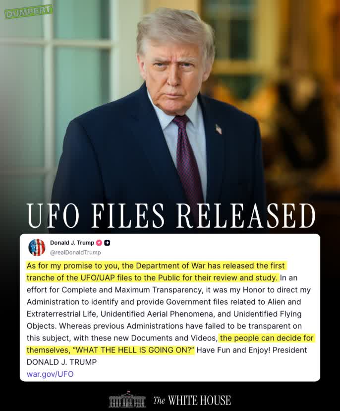 UFO files vrijgegeven