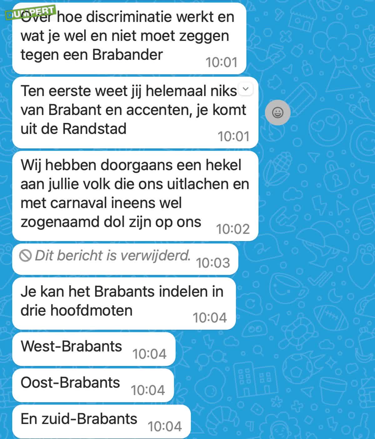 Brabander voelt zich beledigd door z'n date