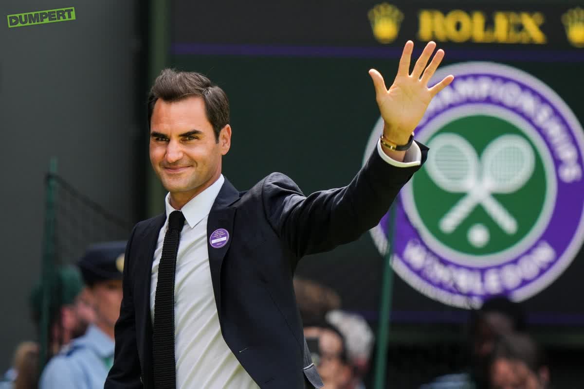 Federer gaat stoppen met ballen. 