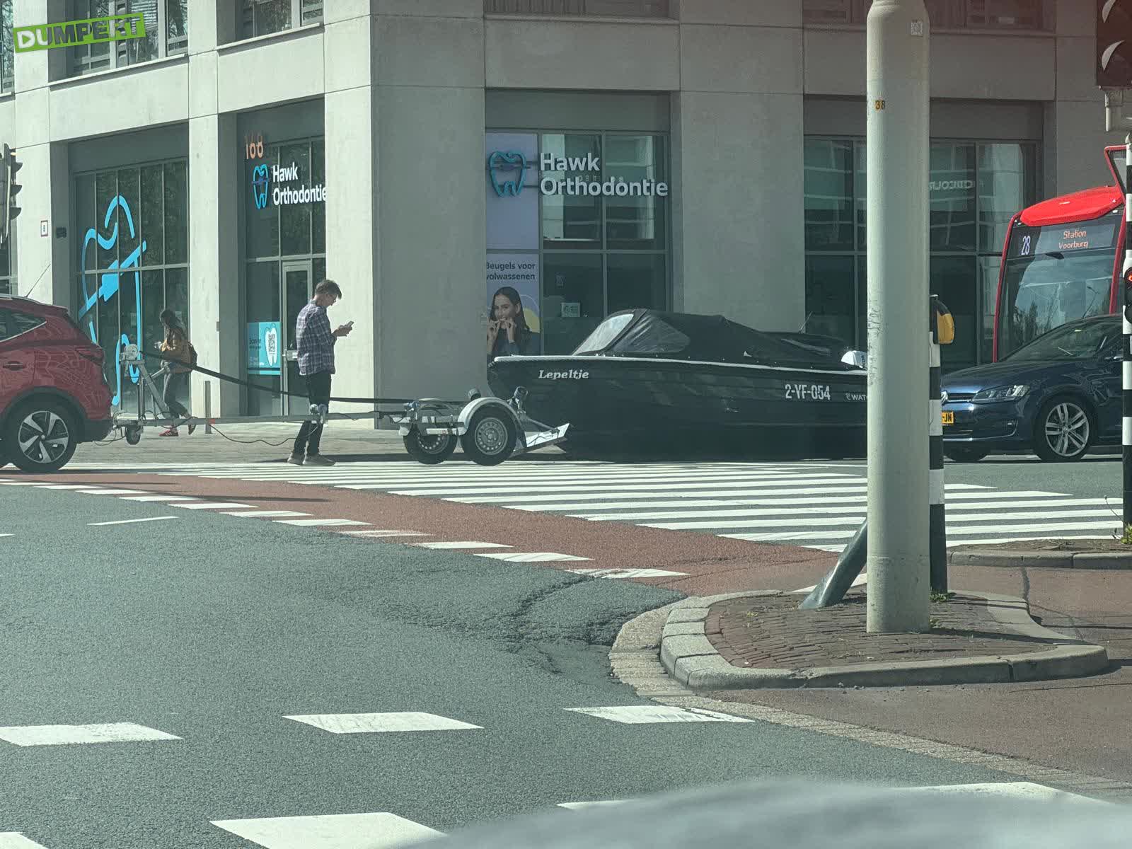Het vaarseizoen is begonnen en hij kon niet wachten