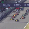 Dikke crash in eerste ronde F1 Japan