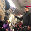 Gezelligheid in de New York metro