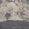 Vulkaanuitbarsting Tonga met Tsunami waarschuwing