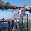 Schoorsteenbrand op cruiseschip