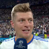 Toni Kroos is boos op interviewer