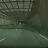 Fiets brakecheckt auto in de Noordtunnel