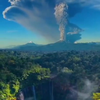 Vulkaan Semeru kotst rook