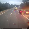 Grote crash op Ring Antwerpen