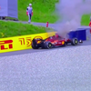 Ferrarimotor begint alvast overwinningsBBQ