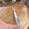 Lepel uit hout snijden