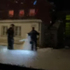 Politie doet sneeuwpop inspectie 
