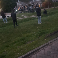 Slootje springen met de fatbike 