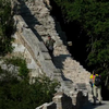 Chinese Muur beklimmen met +75° hellingsgraad...