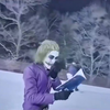 Joker v Batman op ski's