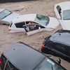 Overstromingen Mauritius tijdens Cycloon 