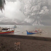 Vulkaan Indonesië laat scheet