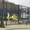 Helikoptert in voetbalkooi