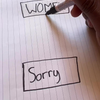 Excuses aanbieden man vs vrouw