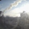 Beeld raketinslag Kiev
