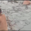 Guardia Civil waden door ijswater