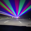 Lasershow op Chinese snelweg