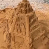 Gigantisch zandkasteel