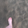 Voetafdrukken in het zand