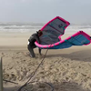 Kiten in de storm
