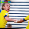 Zweden scoort de 1-1