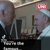 Biden vs Paus met foute ondertiteling