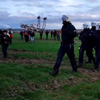 Polizei komt gestrekt in op bruinkoolprotest